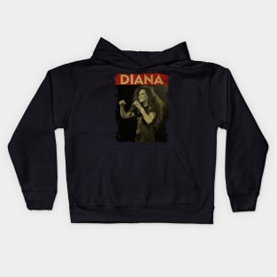 TEXTURE ART-Diana Ross - RETROSTYLE Kids Hoodie